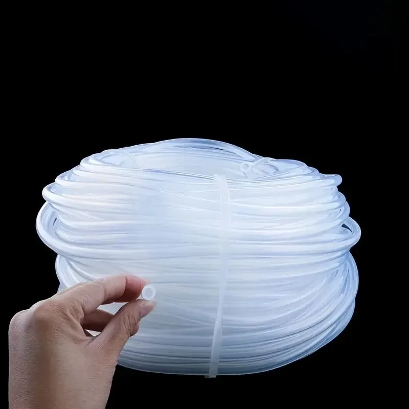 6/8/8/10mm Transparent Food-Grade Silicone Tube 5m Flexible Garden/Aquarium Rubber Hose silicone tube