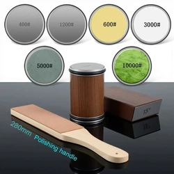 Rolling Knife Sharpener with Magnetic Holder and Diamond Sharpening Kit for Precision Kitchen Use (Polishing Set C)