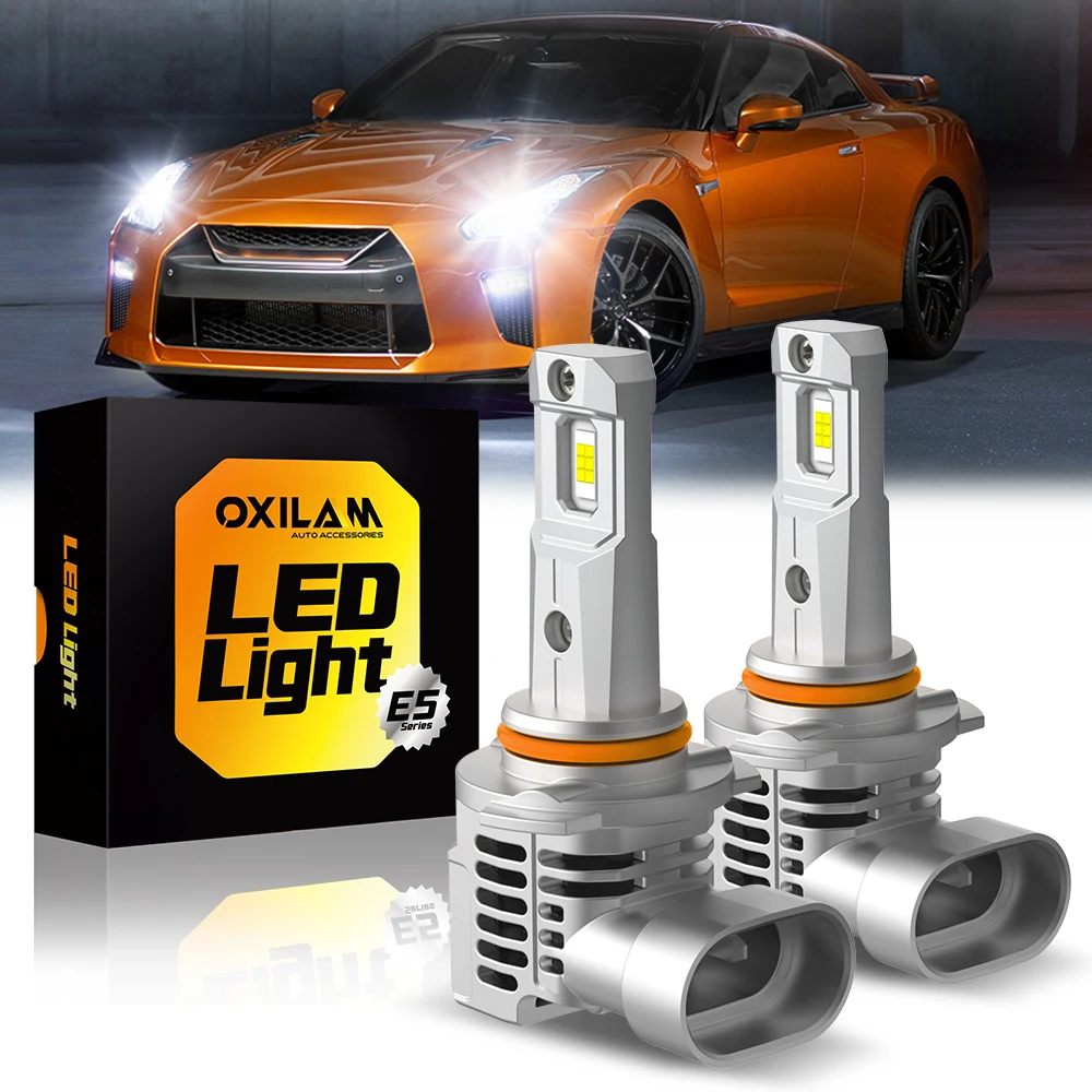 

OXILAM 2X 9006 HB4 LED Canbus Headlight H8 H9 H11 LED 6500K 12V 9005 HB3 360 Degree Car Head Light Bulb 18000LM 65W Headlamp H16