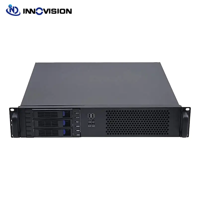 Ultra short 2U case L390 support ATX Powersupply mirco ATX Motherboard with 3 bays HDD Hotswap 2U firewall gateway DVR NAS case
