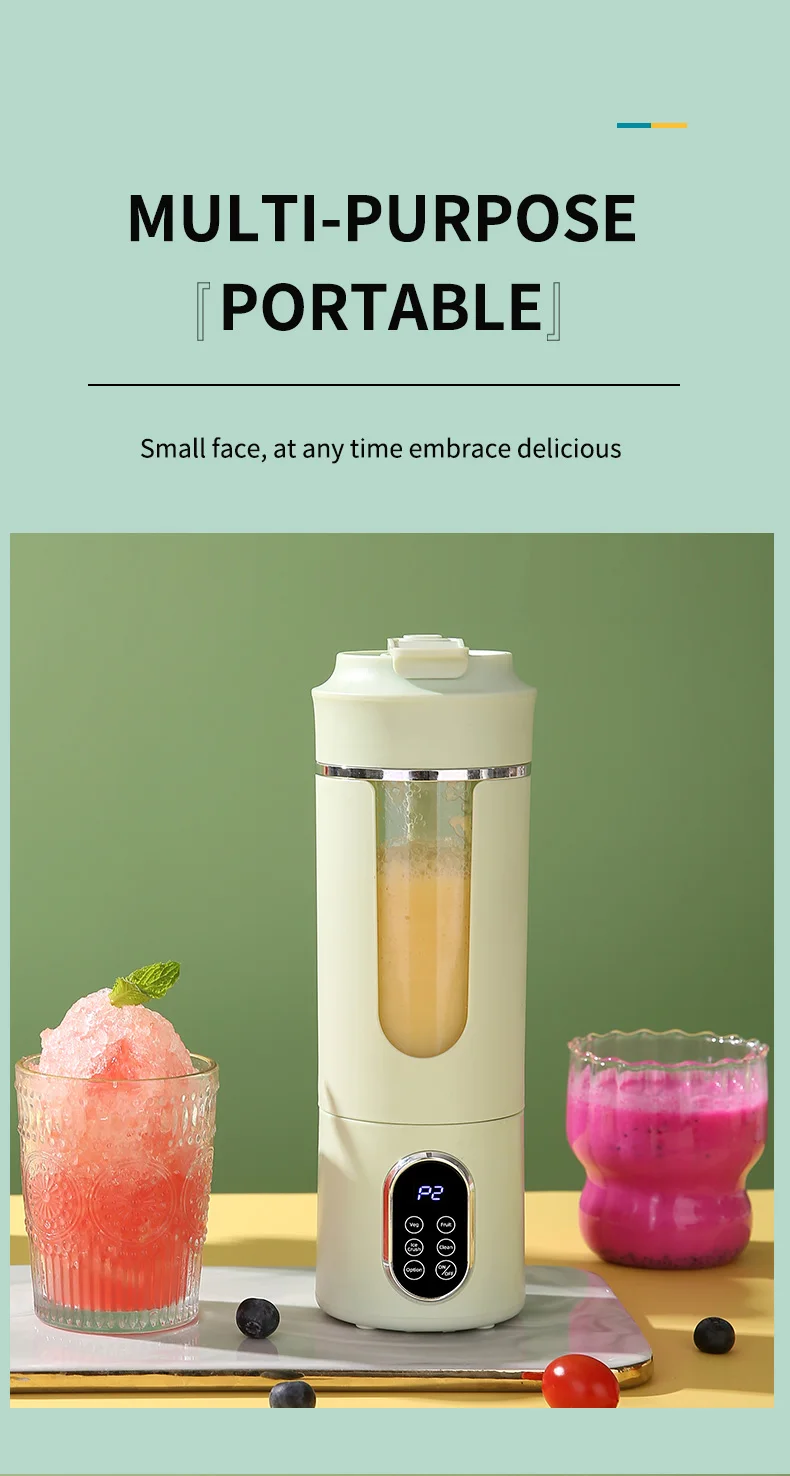 Portable Electric Juicer Blender Usb Rechargeable Fresh Juice Maker_voghion.com