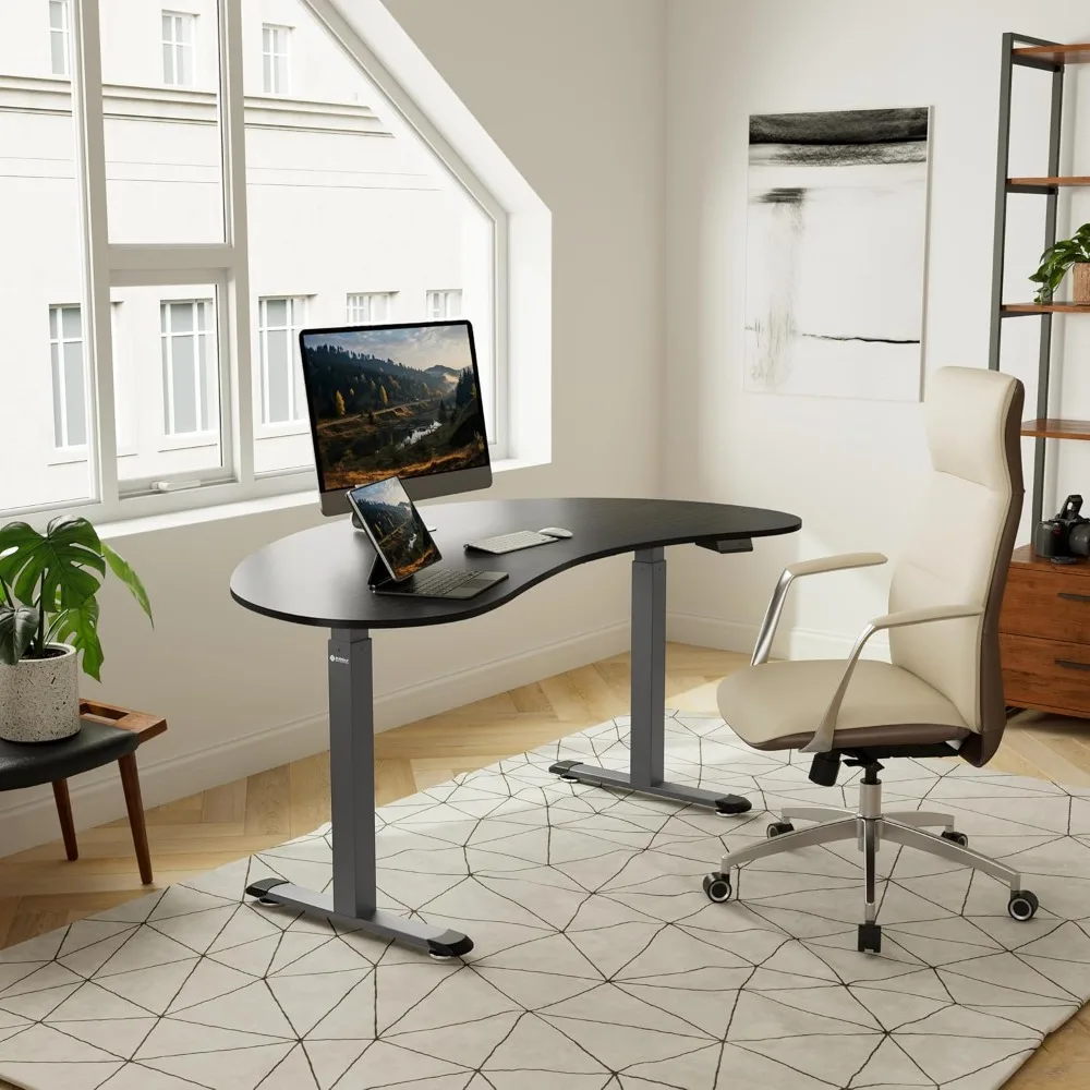 Home Office Desk Curved Desktop Table 4