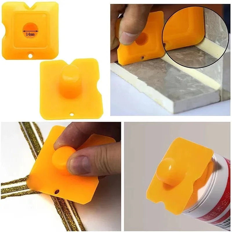 Caulking Tools Caulking Gun Nozzles Sealant Tool Kit Prodrill 5Pcs Caulking Tool Kit Silicone Caulk Nozzle Applicator Finishing Set Grout Sealant Remover Finishing Scraper Edger
