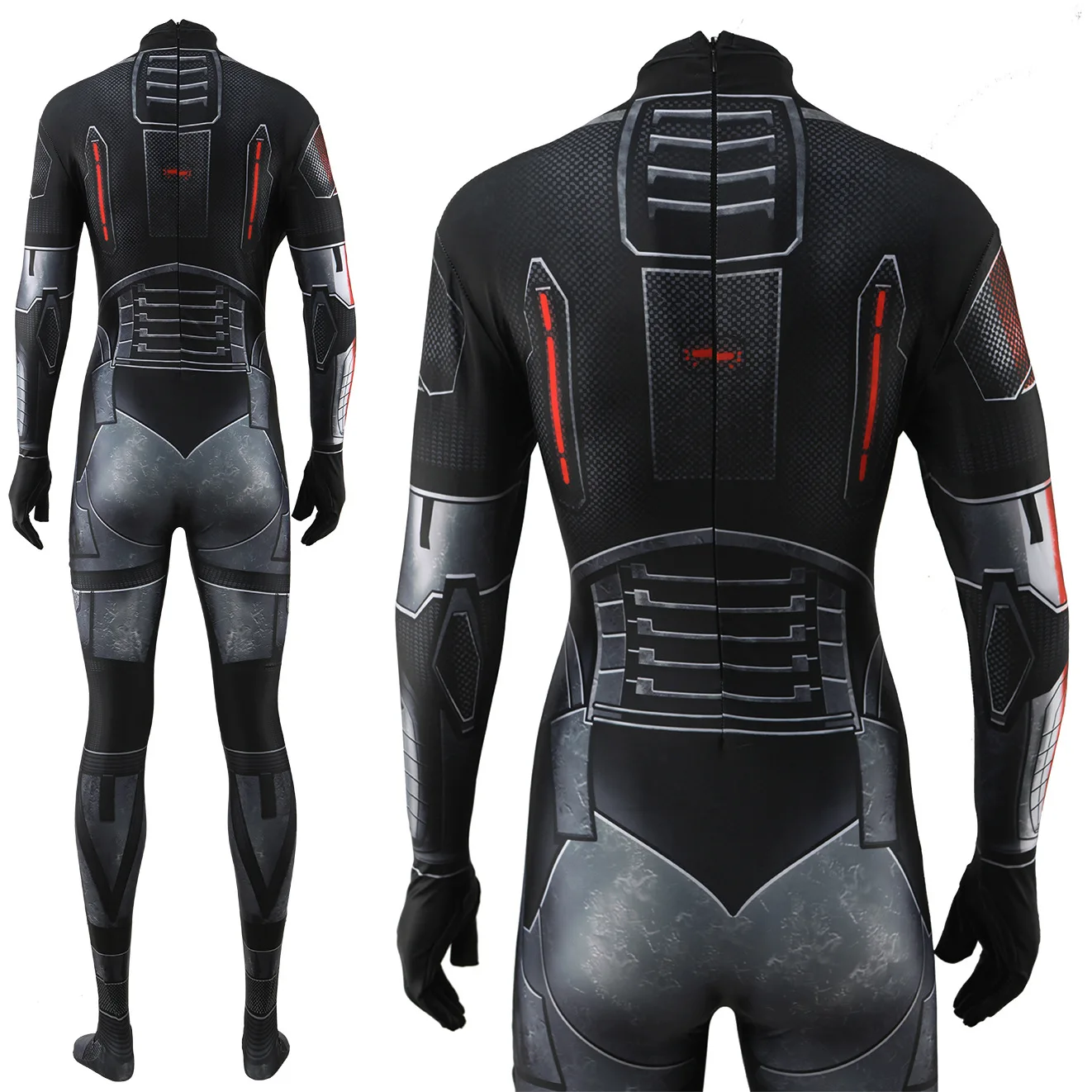 Mass Effect-Inspired N7 Armor Spandex Bodysuit Cosplay Costume for Adults