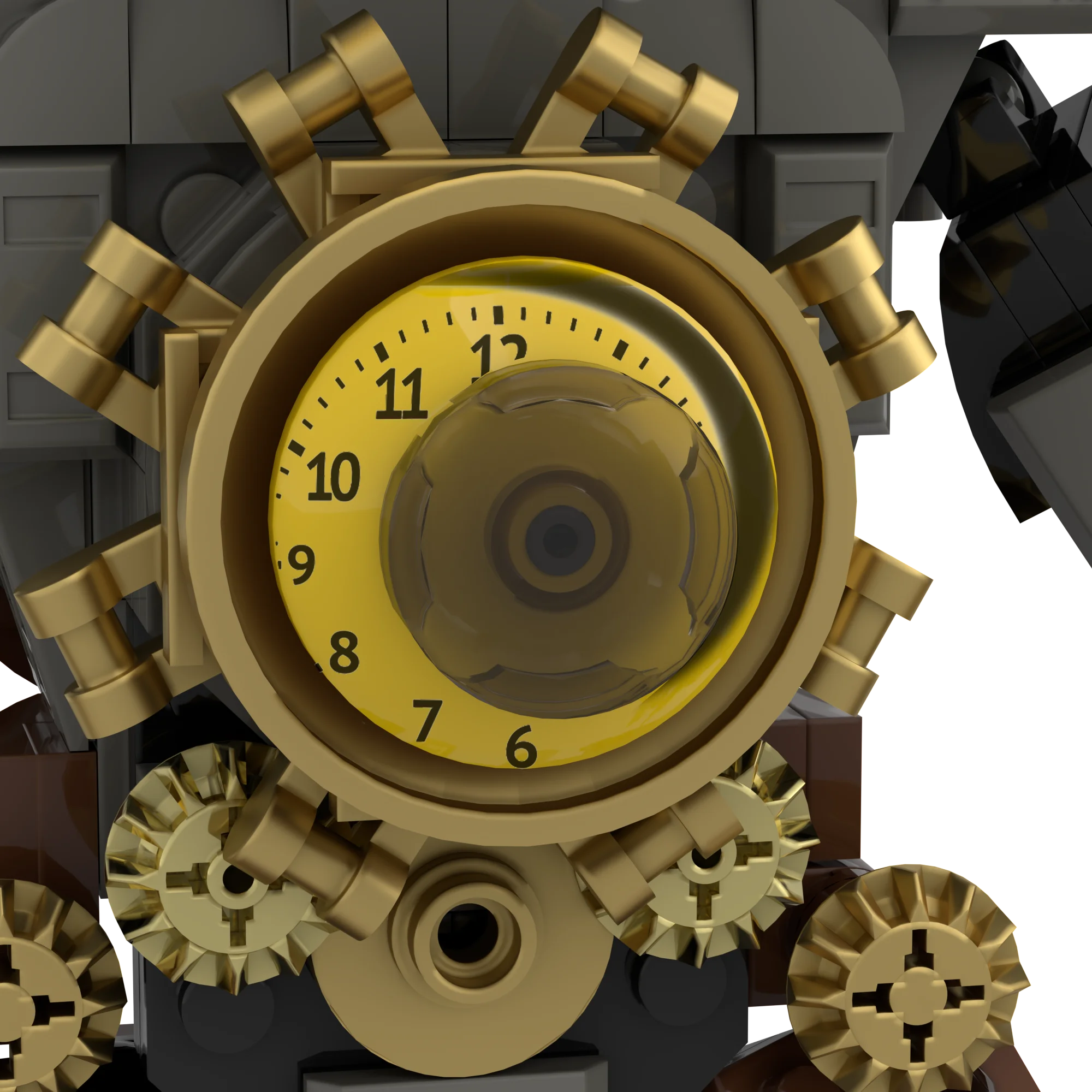 Ensemble De Blocs De Construction Blindés En Chaîne Pour Hommes En