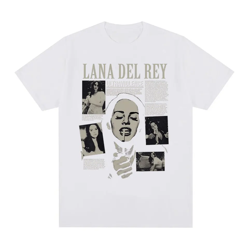 Singer Lana Del Rey T Shirt Ultraviolence Music Album T-shirt Men