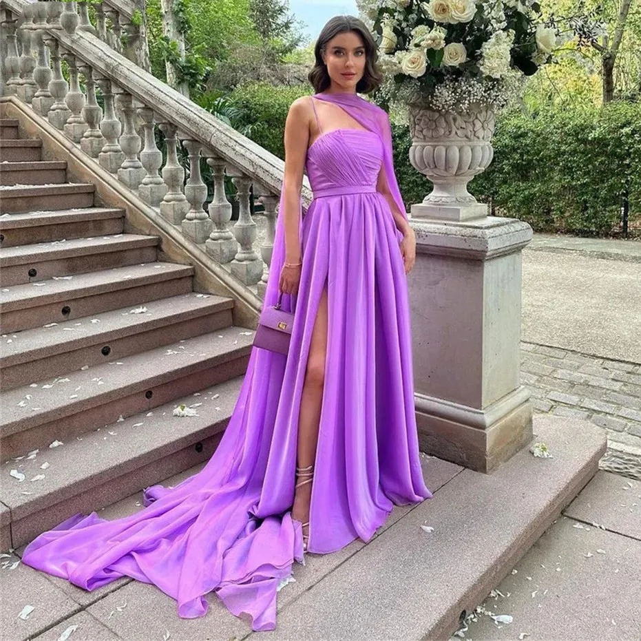 

Sexy Aso Ebi Mermaid Prom Dresses Illusion Long Sleeves Sheer Neck Lace Appliques Side Split Evening Dress Plus Size Feathers