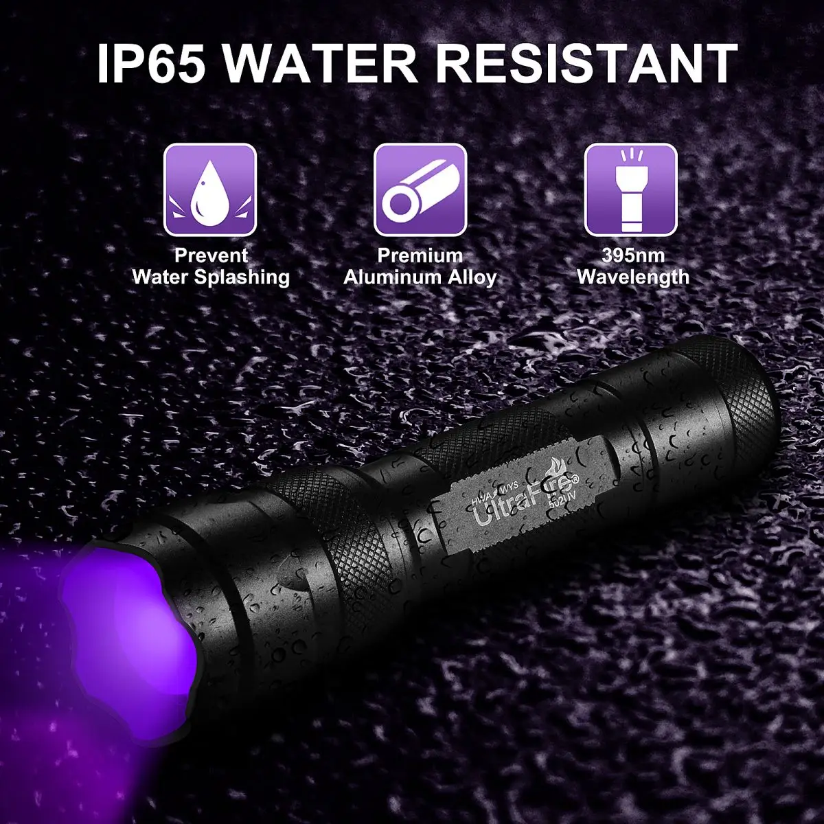 Рисунок 2 - UltraFire 502UV 395-405nm УФ-фонарик