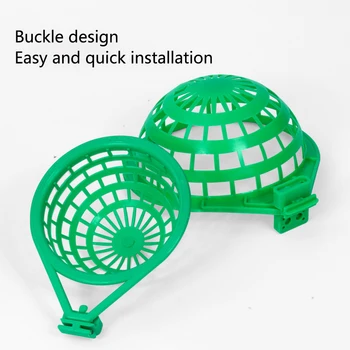 Uccelli Canari Nido Gabbia da cova Gabbie decorative in plastica Uova per uccelli Nido Pan Strumenti da cova per animali domestici Forniture Accessori per uccelli