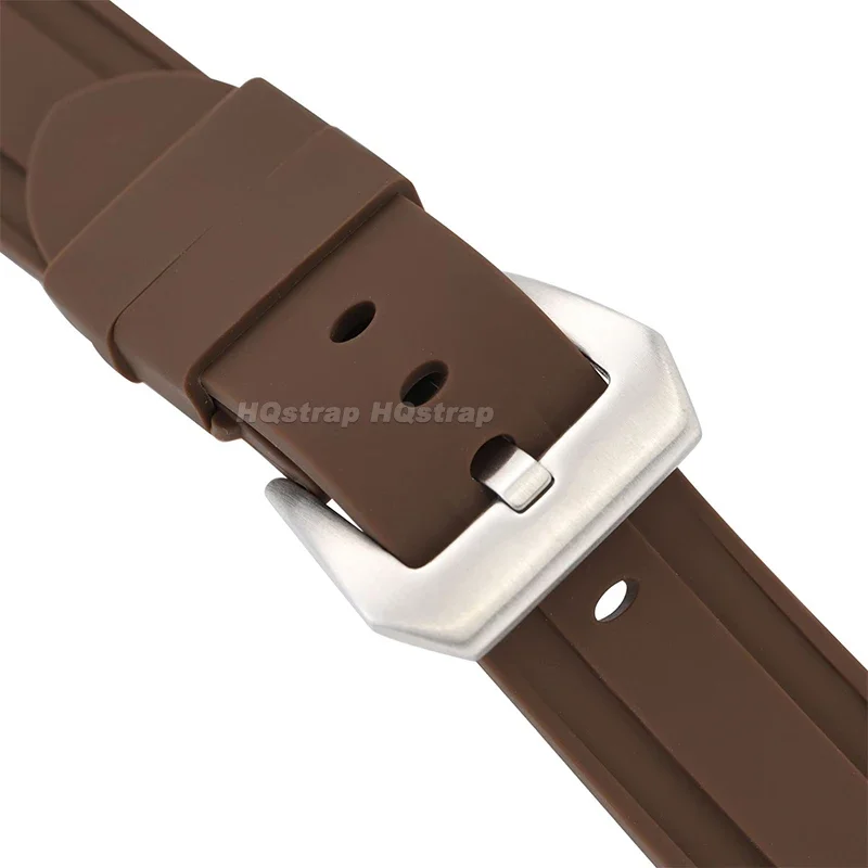 Premium Silicone Sport Watch Band - Waterproof Rubber Strap
