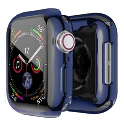 Transparent Protective Silicone TPU Watch Case for Series 2024-S10 46MM (10 Dark blue)