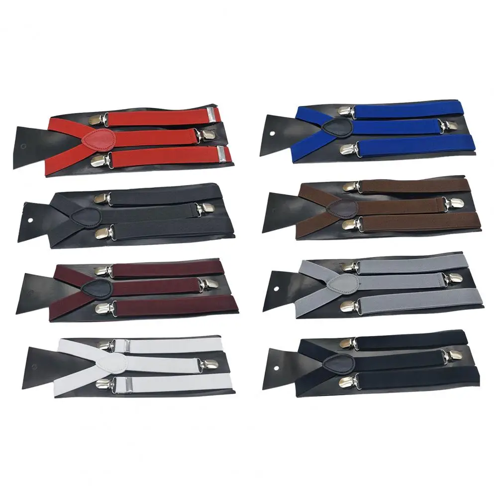 

Elastic Strap Suspenders Stylish Unisex Y-back Suspenders Durable Adjustable Accessories for Weddings Parties Wear Women