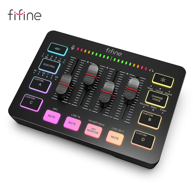 FIFINE Gaming Audio Mixer 1