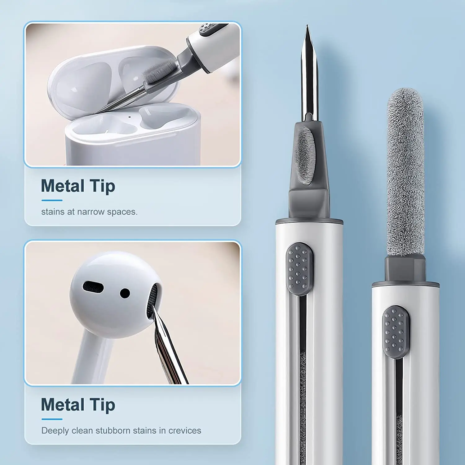 Wireless Bluetooth Headphone Cleaning Pen and Toolkit