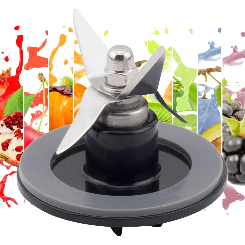 Blender Blade Stainless Steel Hardened 4 Mixing and Cutting Blades Knife Ice Crusher for CUISINART Juicer Blender Replacement Parts