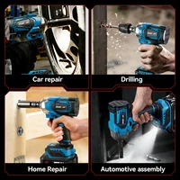 ONEVAN 1200N.M clé à chocs électrique sans brosse 1/2 pouces clé dynamométrique sans fil tournevis outil électrique pour Makita 18V batterie broche 2