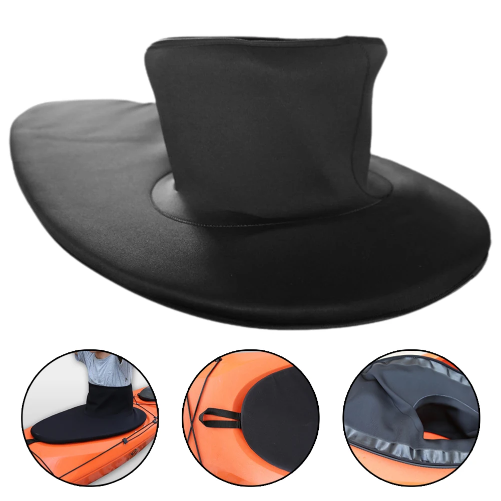 

Quality Durable Practical Kayak Spray Skirt Deck SBR Neoprene Convenient Elastic For Canoe Boat Retractable Belt