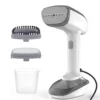 JAS-Powerful Handheld Fabric Steamer - 1800W with Fast Ceramic Heat-Up Plate, 2-In-1 Ironing & Wrinkle Remover,US Plug White 2