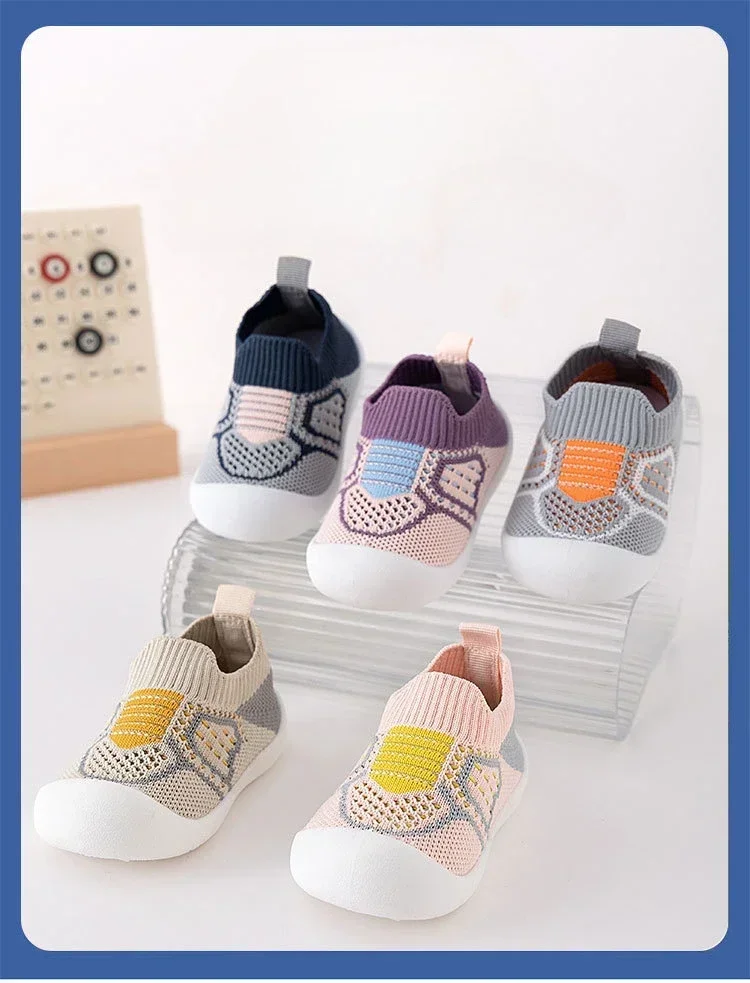Description Picture 4 of item2025 Hot Style Children's New Casual Baby Sneakers Soft-soled Stirrup Toddler Shoes Baby Shoes Easy To Put on And Take Off