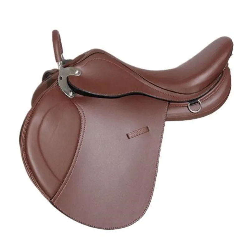 Armrest Full Set Comprehensive Novice Saddle for Tourists Microfiber Wear-Resistant Horse Harness Equestrian Saddle