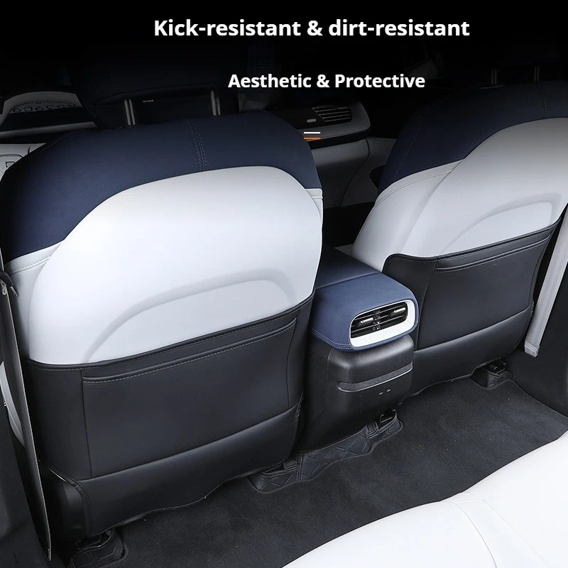 XPeng G6 XiaoPeng G6 2025 2026 차량용 뒷좌석 안티 킥 패드 커버 업그레이드 개조형 실내 시트 보호 커버