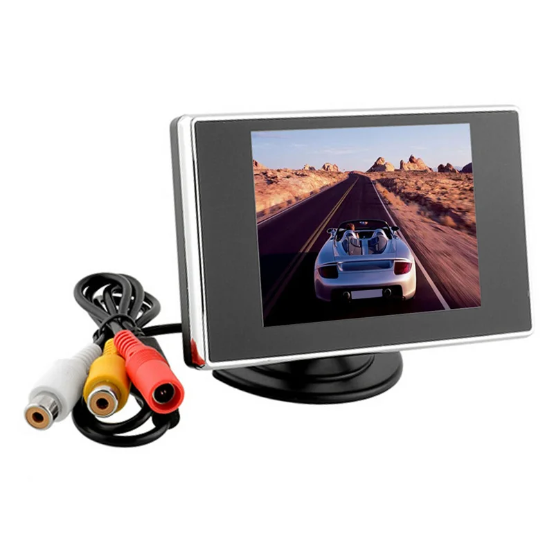 3.5 Inch Car Monitor Monitor Reversing Monitor Two-Way Video Car Accessories - 4