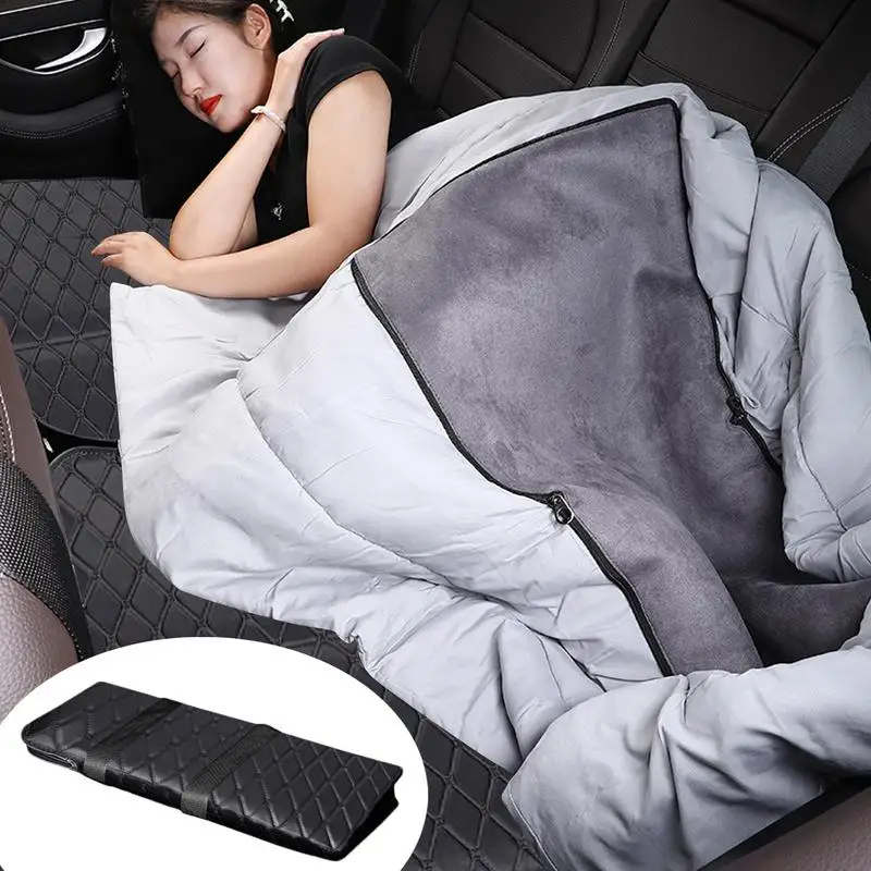Vehicle Camping Mattress Cozy Travel Sleeping Car Bed Foldable Auto Back Seat Extender Mattress Car Camping Accessories