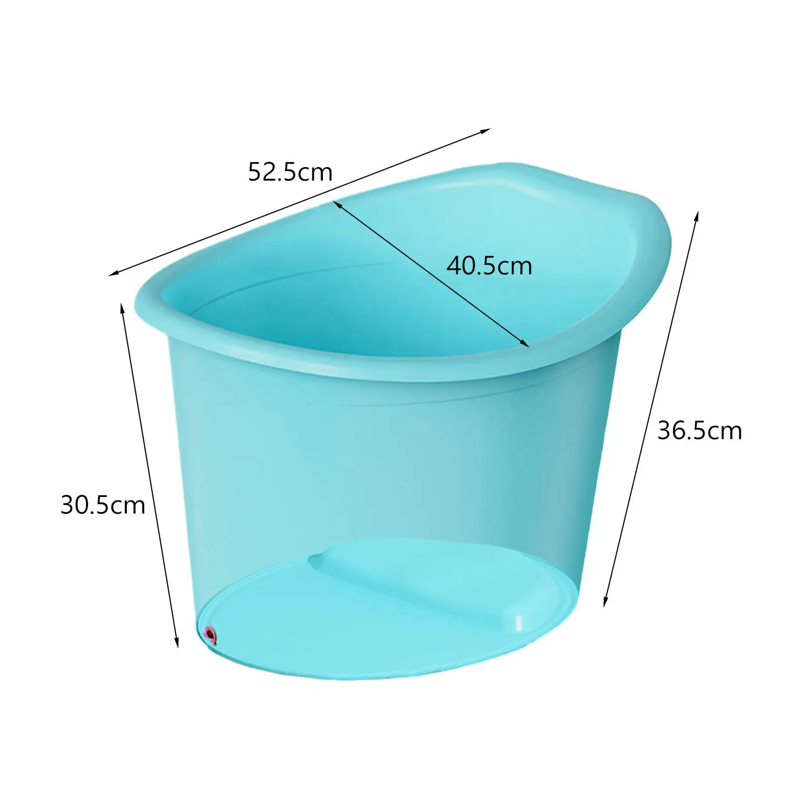 Baby Bath Tub Upright Tub Sitting up Bathing Seat Non Slip Bottom Baby Bath Bucket Infant Bathtub Baby Shower Bucket for Infants