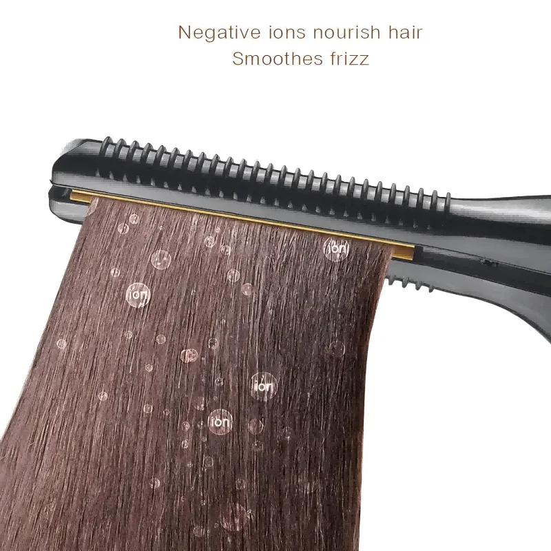 2 In 1 Hair Straightener Hair Curler Professional Ceramic Flat Iron For Short Hair Women And Men Beard Straightener 4