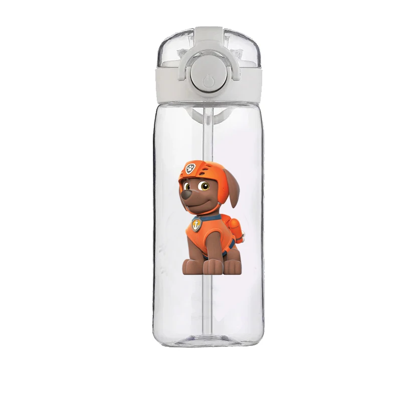 PAW Patrol Chase Cup Clear Brand High Quality Water Bottle Outdoor Sport Leak Proof Plastic School Water Bottle for Kids 400ML 5