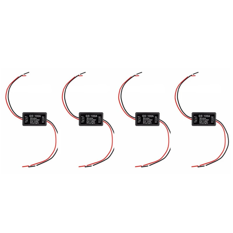 

4X Car Gs-100A LED Brake Light Flash Controller
