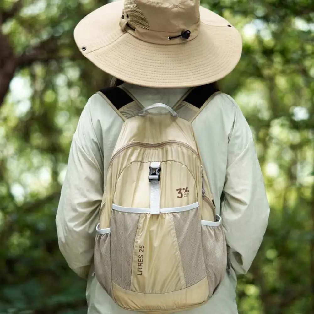 Adjustable Straps Foldable Backpack Large Capacity Waterproof Hiking Daypack Mountaineering Bag Compact Ultralight Backpack