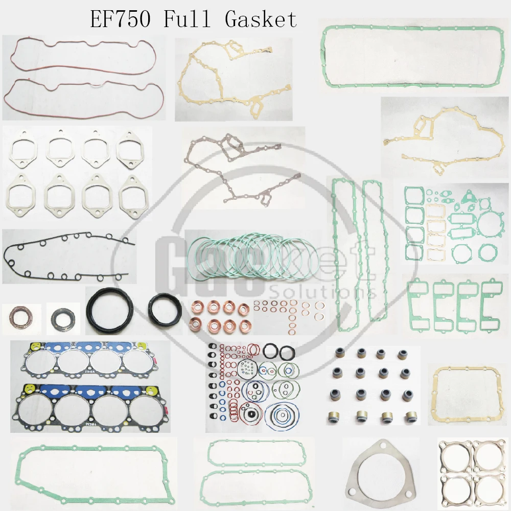

EF750 F17D полный комплект прокладок для ремонта дизельного двигателя Hino посылка