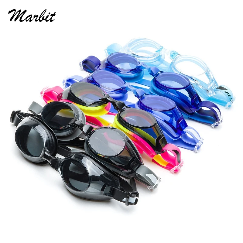 

Противотуманные водонепроницаемые очки для плавания для бассейна, плавания, спортивные водные очки, очки с сумкой для мужчин, женщин, мальчиков и девочек