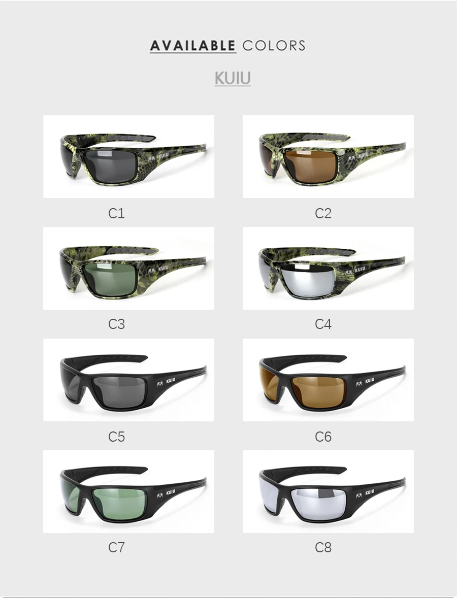 KUIU brand polarized sunglasses outdoor sports hunting fishing sunglasses anti-reflective performance glass camouflage tactics KUIU brand polarized sunglasses outdoor sports hunting fishing sunglasses anti-reflective performance glass camouflage tactics