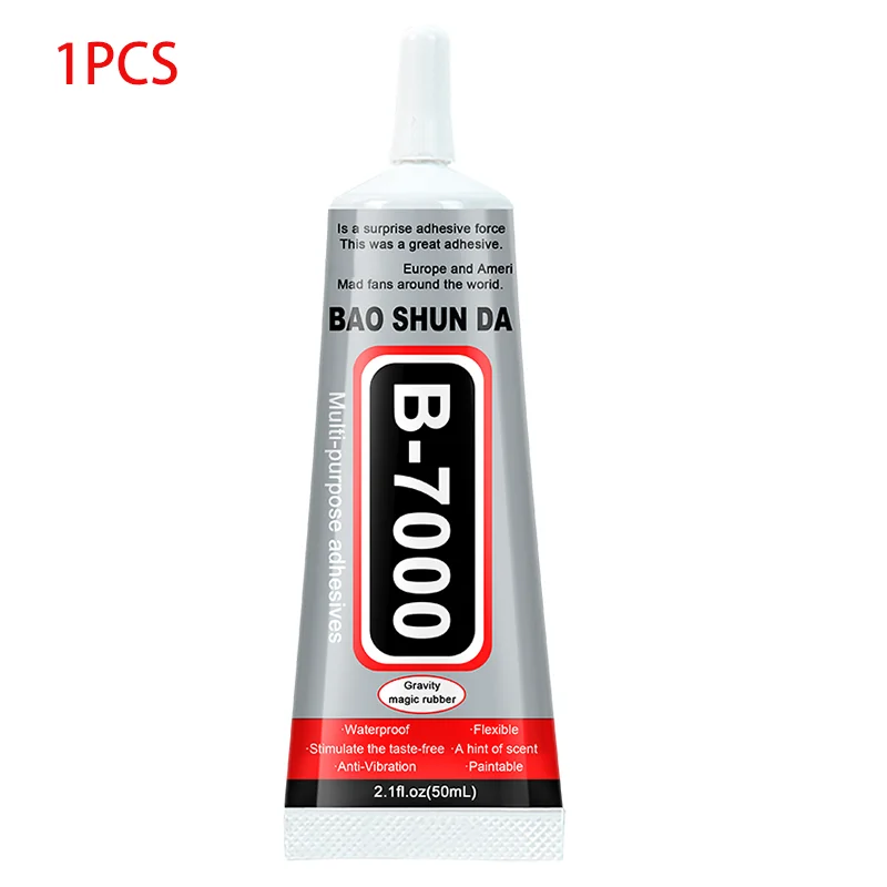 Clear Contact Adhesive with Precision Applicator - Universal Glass & Plastic Repair Glue