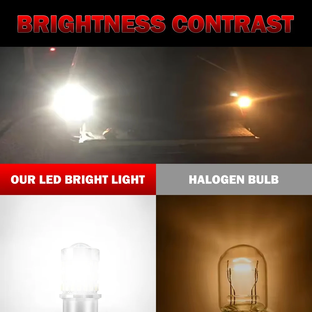 2x 6000K DRL/안개등/주차등 기아 스토닉 YB 2017 2018 2019 2020 2021 2022+ LED 운전등 전구 12V 교체용