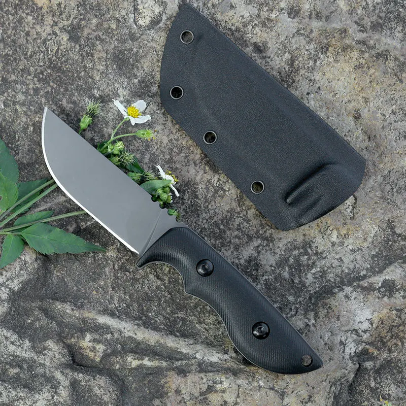 

Fixed Blade Knife high-quality 5CR15 Steel bladel G10 handle With K Sheaths Outdoor camping Picnics and climbing EDC tool