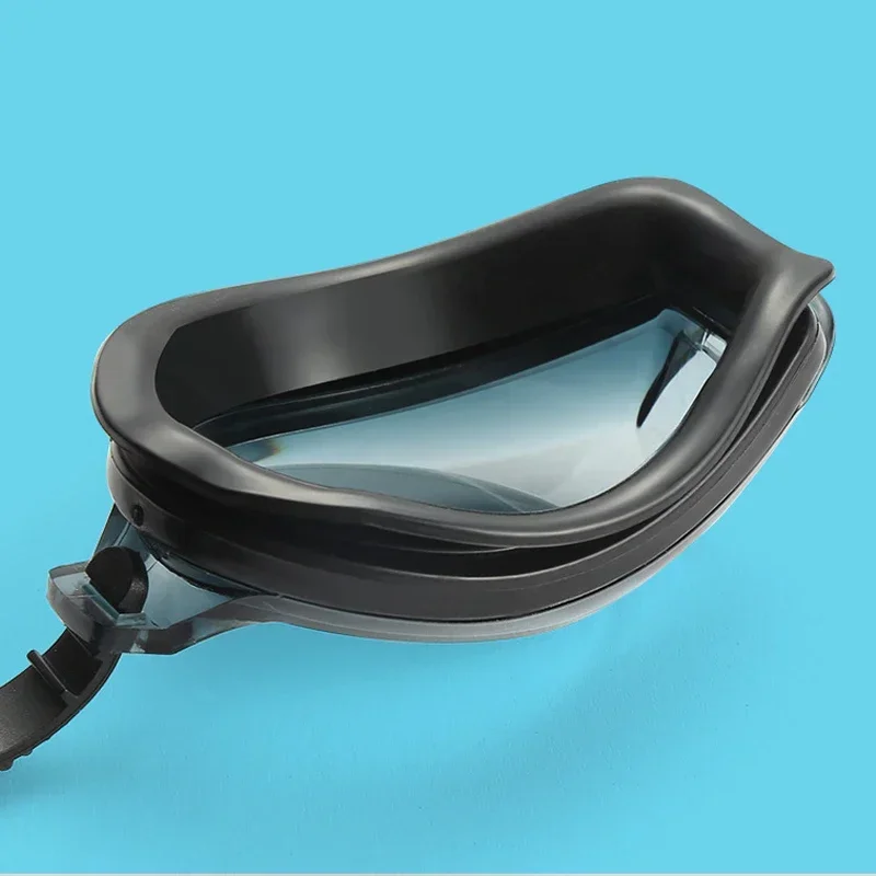 Swimming goggles anti-fog anti-ultraviolet high-definition flat mirror adult boys girls silicone Adjustable without restraint swimming goggles