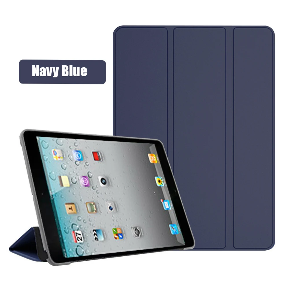 Funda For iPad 2 3 4 Cover PU Leather Tri-fold ebook Case For iPad 2th 4th Generation 9.7 inch Shell With Smart sleep Awake - AliExpress