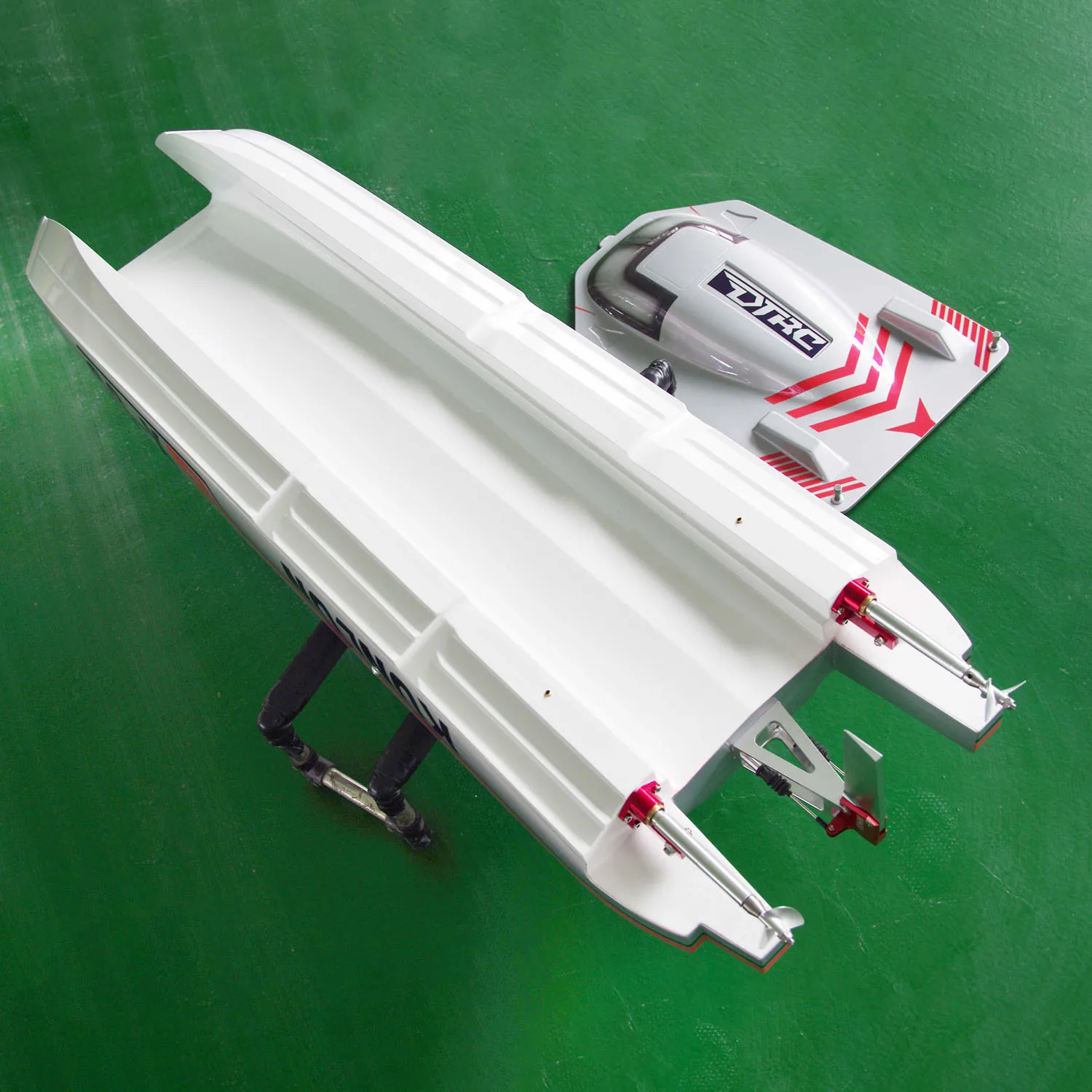 New Arrival DTRC X55 RC High-speed Racing Boats CNC Hardware 110km/h RC Boat Waterproof Ship Brushless Motor Toys Model TH22972 3