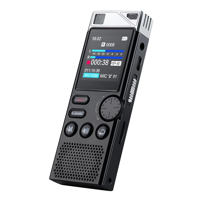 

Professional Voice Recorder 8G HD Noise Reduction Voice-Activated Recorder Lossless HIFI Player Sports Business Meeting