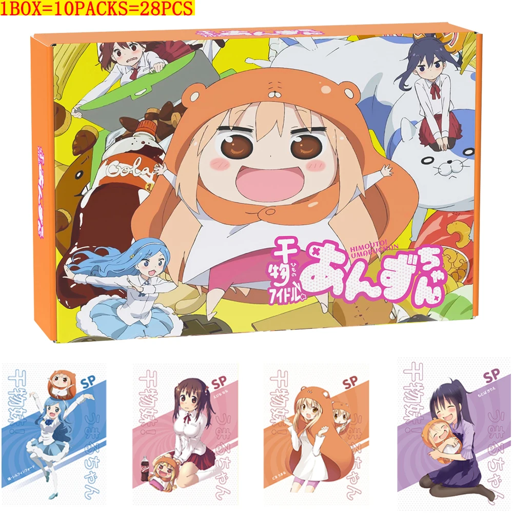 

Newest Himouto! Umaruchan Card Japanese Anime character Q version crystal SR and Double Act SP series Toy Cards Children's Gift