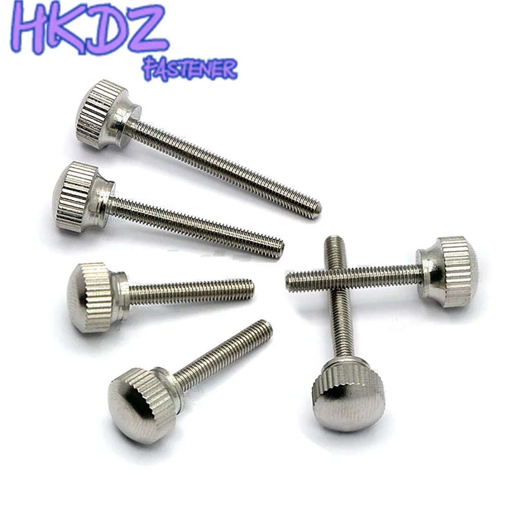

M3 303 Stainless Steel Arc Head Knurled Thumb Screw Hand Tighten Lock Screws Length 18/20/25mm