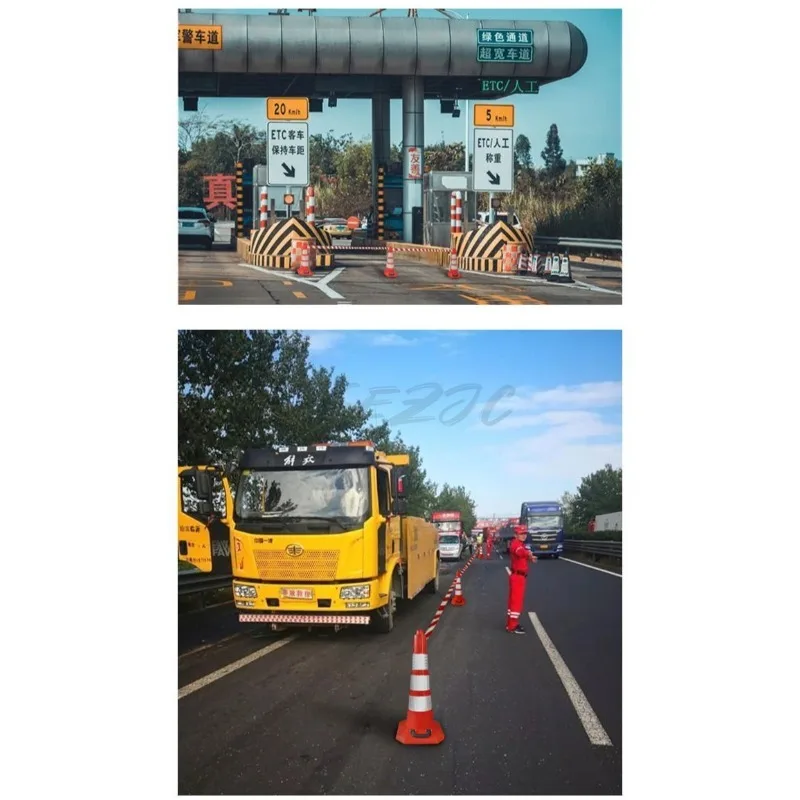 Safety Isolation Belt Telescopic Road Cone Fire Emergency Safety Reflective Warning 5m Warning Tape