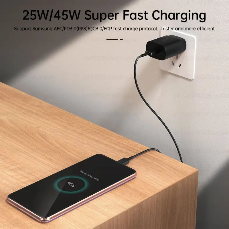 รูปสินค้า สายชาร์จ Type-C ชาร์จเร็ว 45W สำหรับ Samsung Galaxy หลายรุ่น