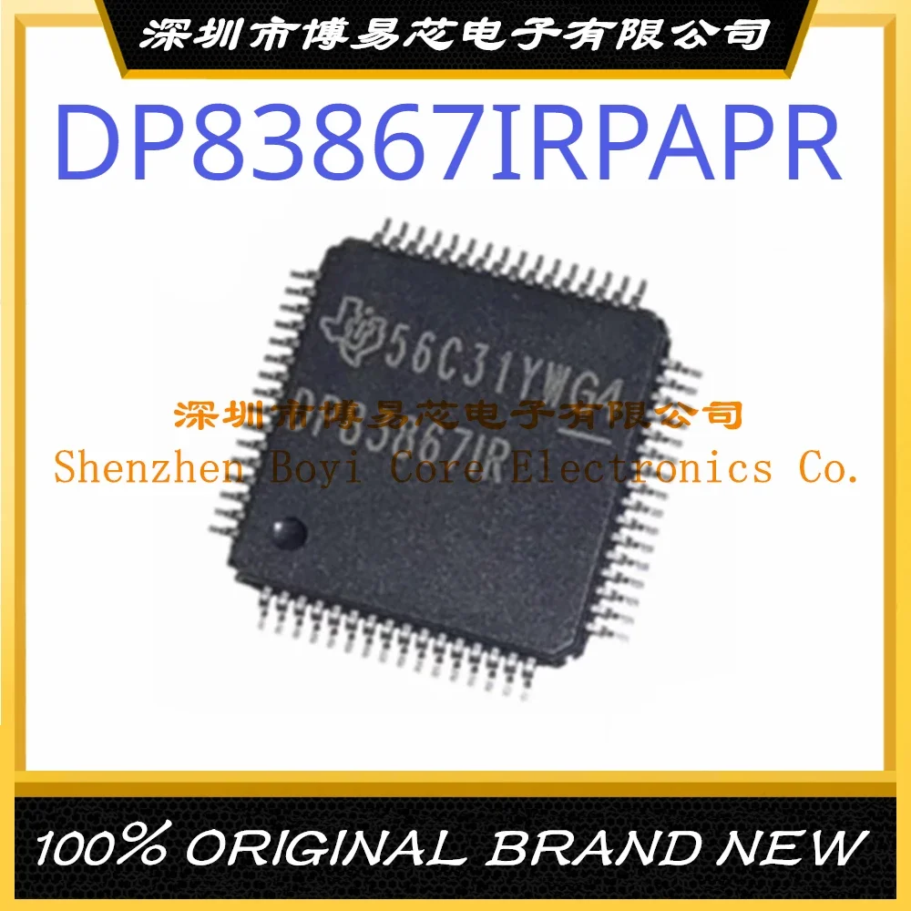 dp83867irpapr package htqfp 64 new original genuine ethernet ic chip DP83867IRPAPR Package HTQFP-64 New Original Genuine Ethernet IC Chip