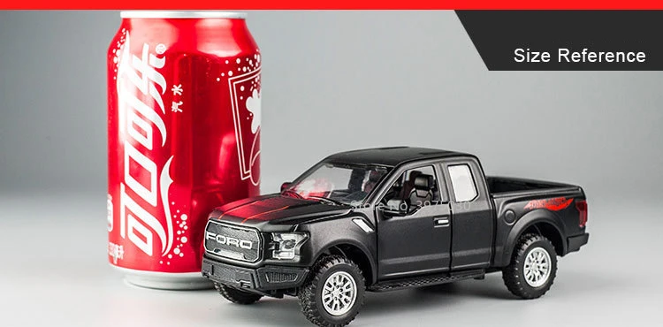 1:32 Scale Alloy Model Car Raptor F150 Pickup Diecast Metal
