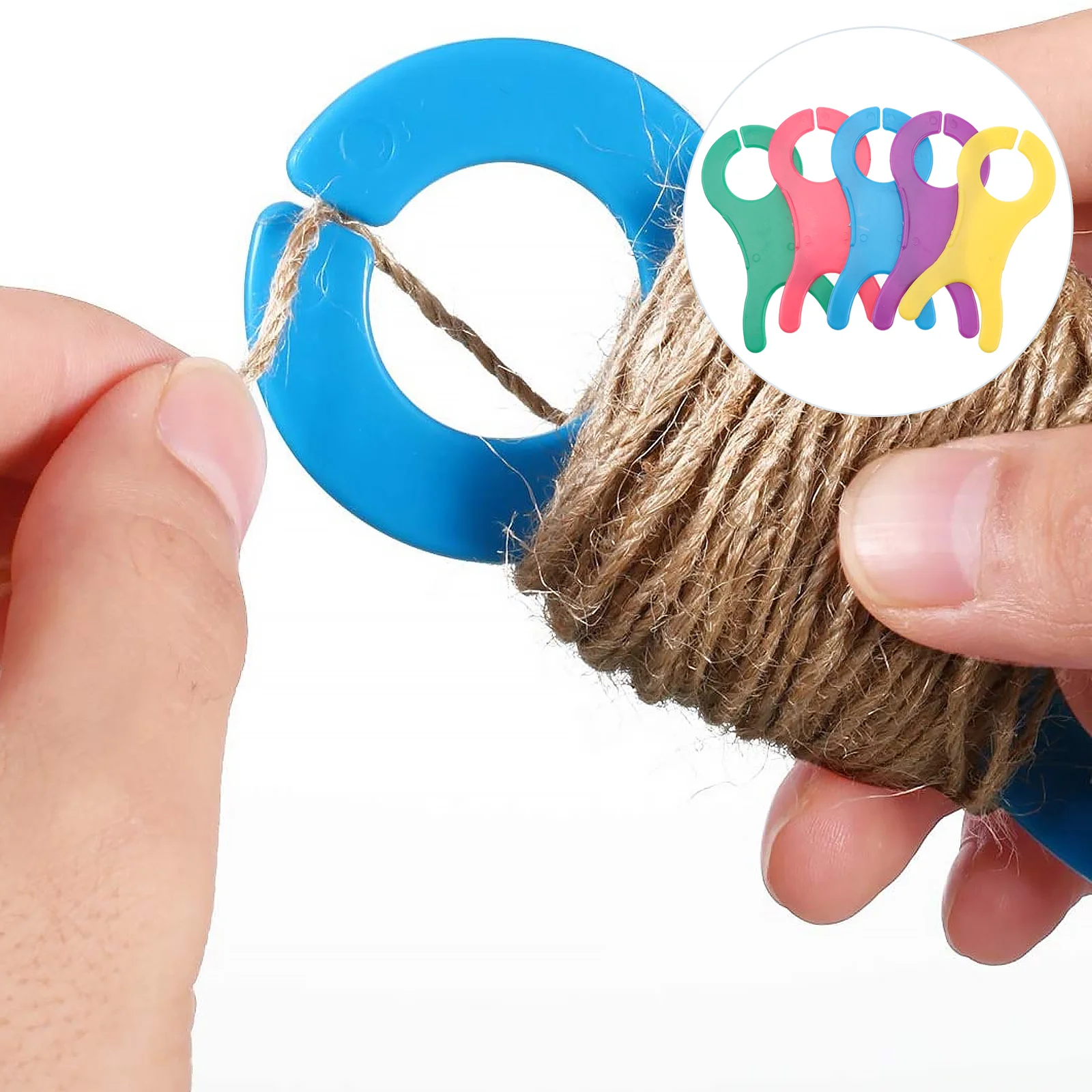 

30Pcs DIY Large Yarn Bobbins Spool Cross Stitch Bobbin Organizer Thread Holder