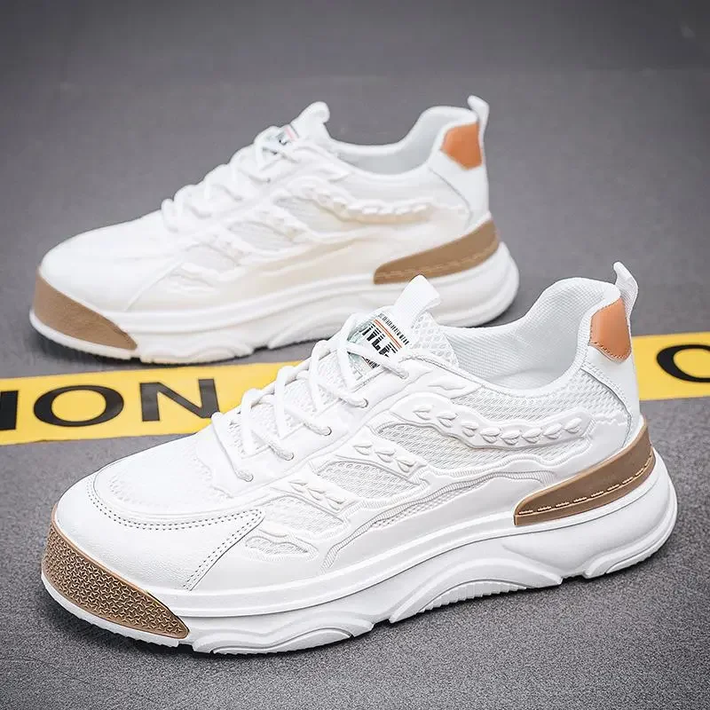 

Кроссовки мужские сетчатые, дышащие, без шнуровки, повседневная обувь для бега